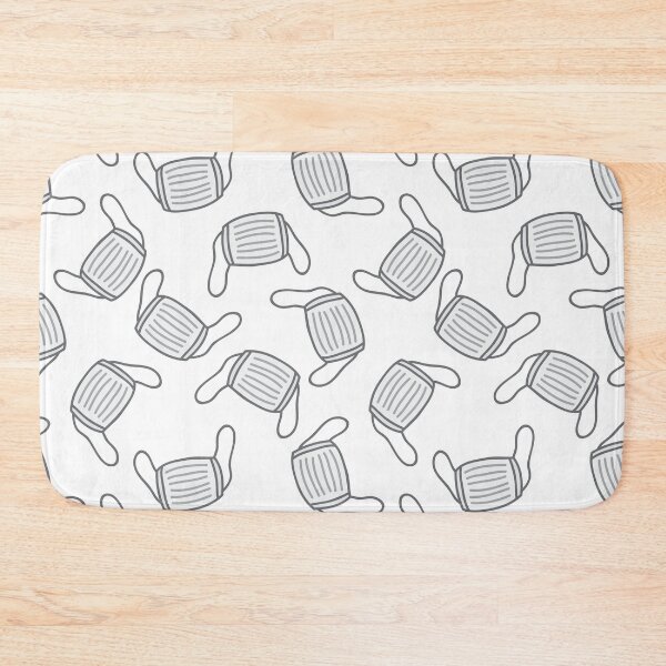 Item preview, medical mask seamless doodle pattern, vector illustration designed and sold by zizimentos.