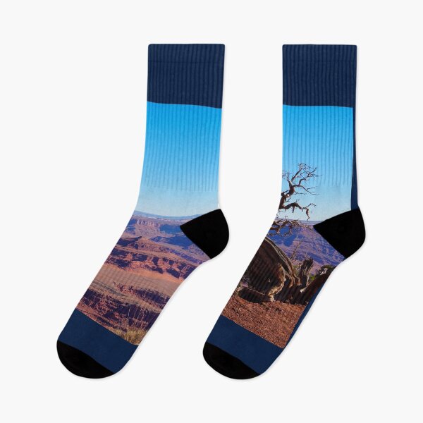 Item preview, A Barren Tree Stands Watch Over a Red Rock Canyon designed and sold by MomentofPercep.