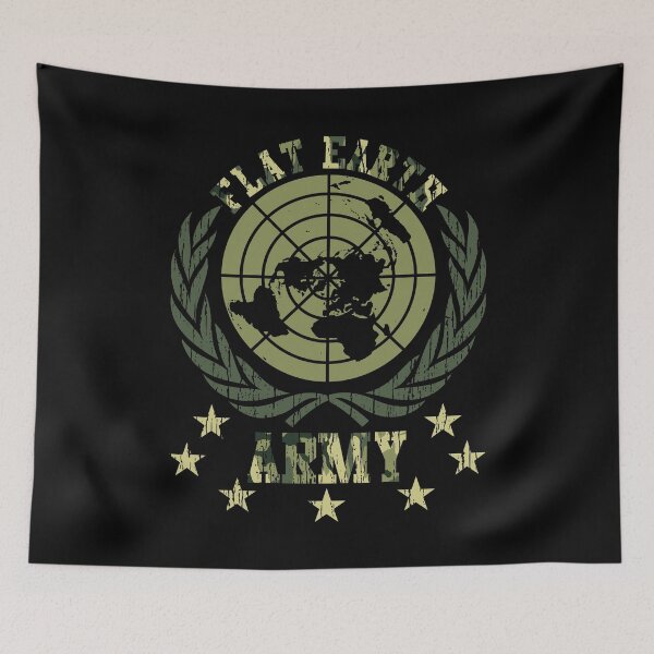 Item preview, Flat Earth Army Camo Design designed and sold by VectorDesigner.