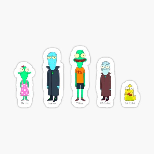 Rick and Morty Solar Opposites Decal Solar Opposites Sticker Solar Opposites Solar Opposites Sticker 