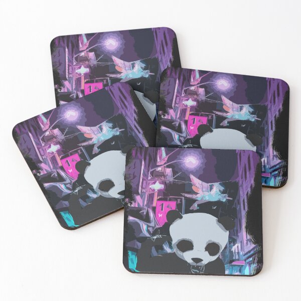 Item preview, neon panda designed and sold by Macacadesigns.
