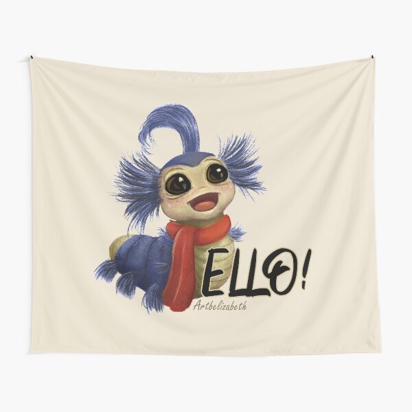 Labyrinth Worm Tapestry