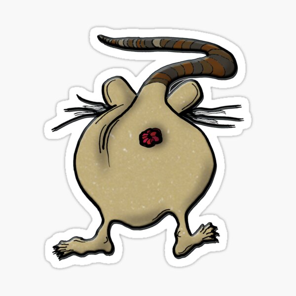 rat's ass!!!! - sticker Sticker