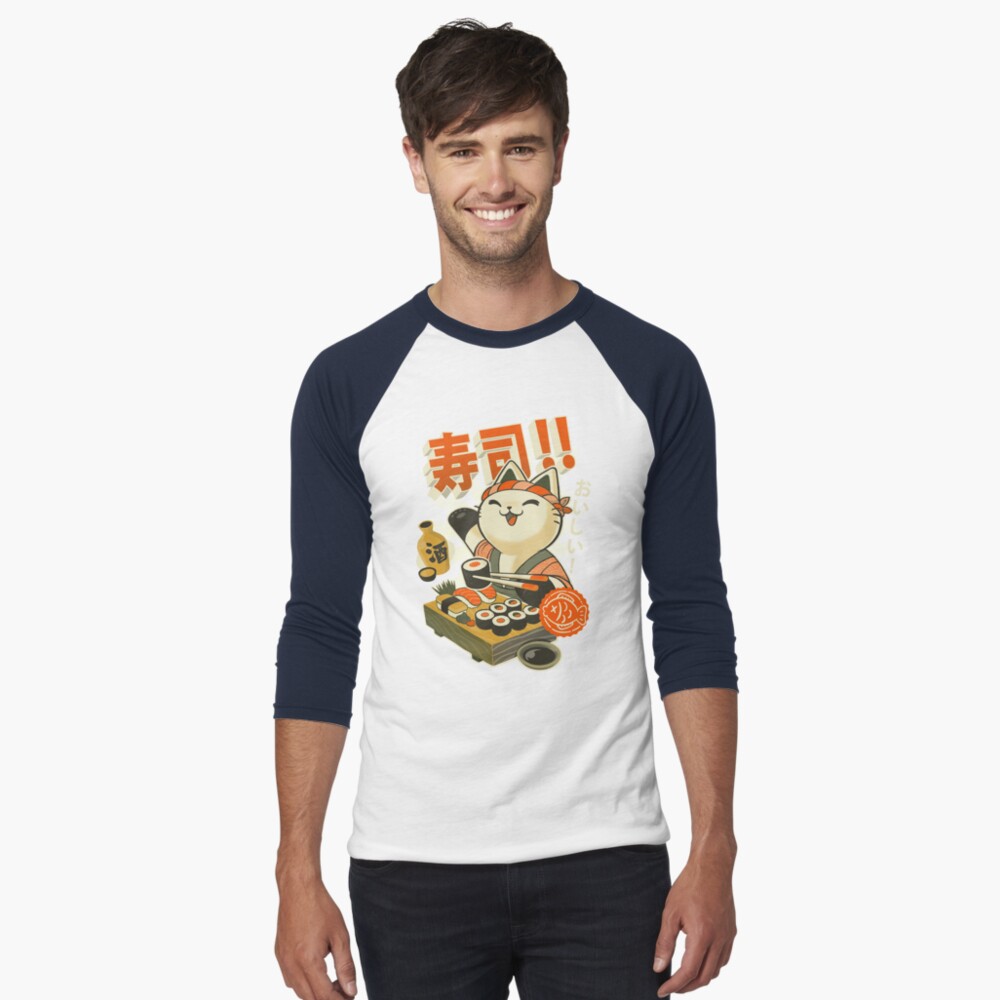 Aperçu de l'œuvre T-shirt baseball manches ¾ créée et vendue par BlancaVidal.