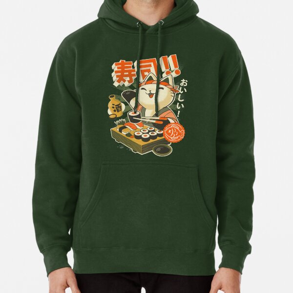 Item preview, Sushi Chef Cat - Funny Restaurant Kitty - Japanese Food designed and sold by BlancaVidal.