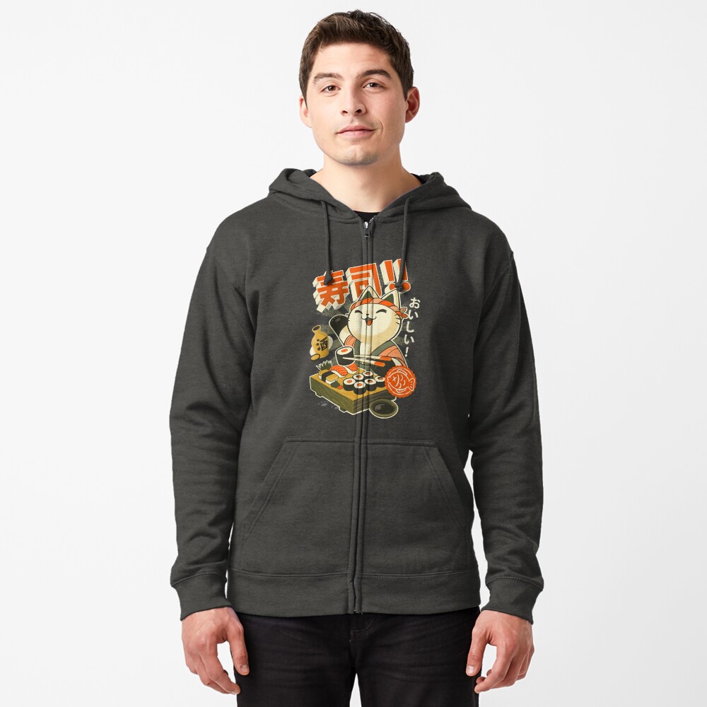 Aperçu de l'œuvre Veste zippée à capuche créée et vendue par BlancaVidal.