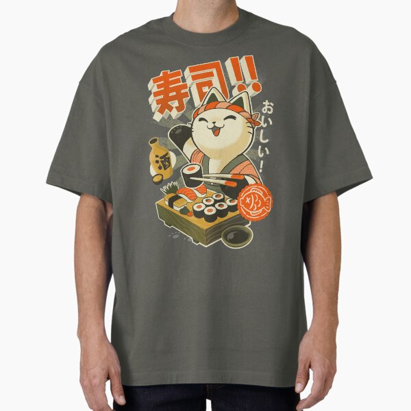 Item preview, Sushi Chef Cat - Funny Restaurant Kitty - Japanese Food designed and sold by BlancaVidal.