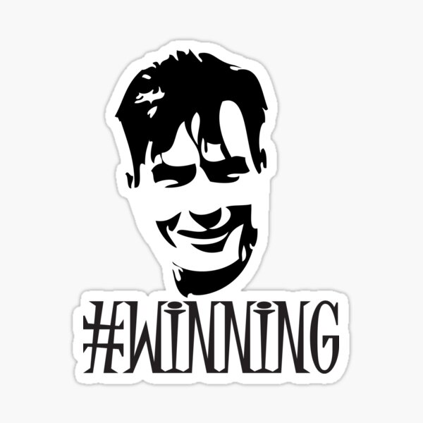 Charlie Sheen is Winning (Sticker) Sticker