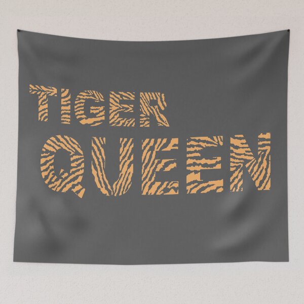 Item preview, Tiger Queen in orange Tiger Pattern designed and sold by blastshmucks.