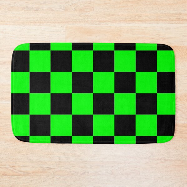Item preview, Neon Green and Black Checkerboard designed and sold by eddyscanyon.