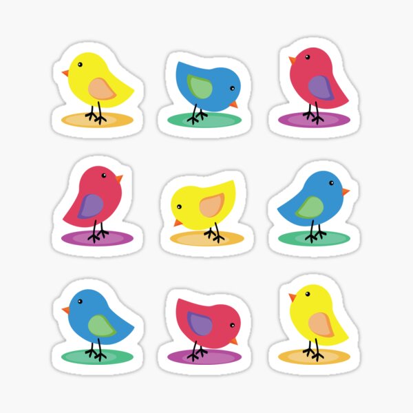 chicks Sticker