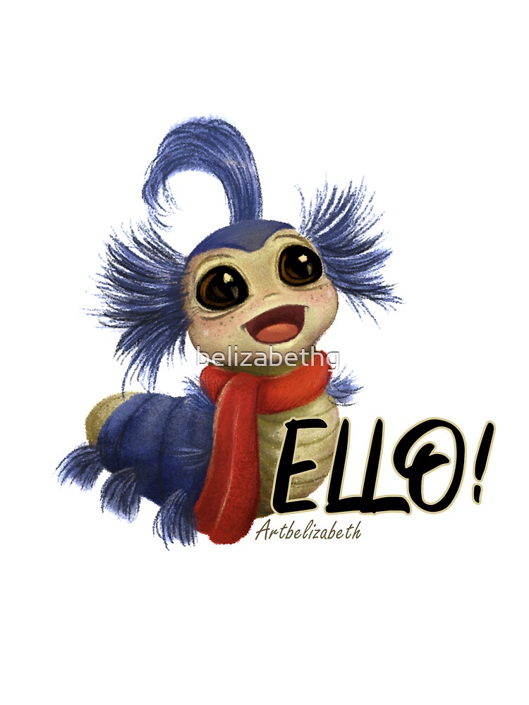 Thumbnail 2 of 2, Baby T-Shirt, Labyrinth Worm designed and sold by Belizabeth Guerrero.