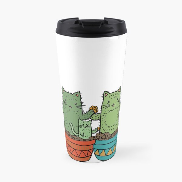 Catcus Garden (Single Row) Travel Mug