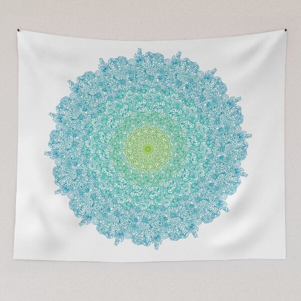 Item preview, mandala with golden heart designed and sold by Vyard.