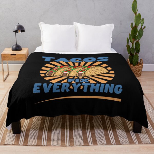 Item preview, Tacos Fix Everything - Funny Taco Quote Design t shirt designed and sold by Dan66.