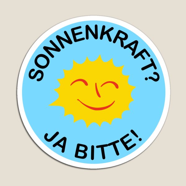 Item preview, Sonnenkraft? Ja bitte! designed and sold by glyphobet.
