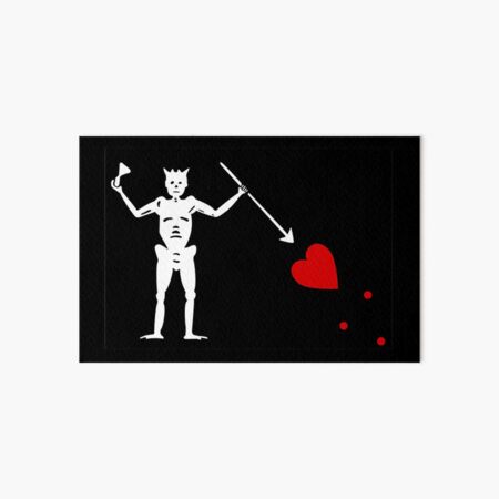 Pirate Flag - Blackbeard Art Board Print
