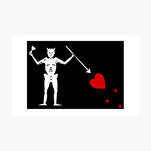 Artikel-Vorschau von Piratenflagge - Blackbeard, designt und verkauft von PingusTees.