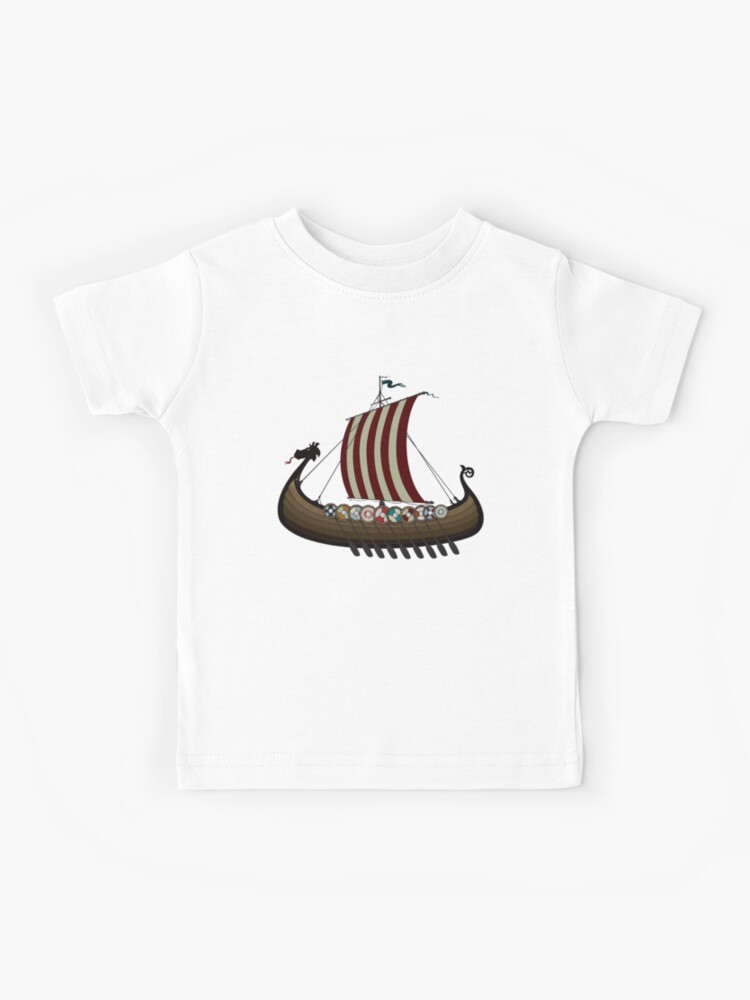 Vikings Kids T Shirt By Mangulica Redbubble