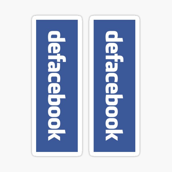 Item preview, defacebook (sticker) designed and sold by vassil.