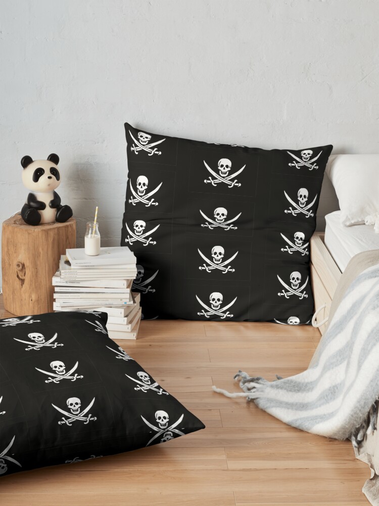 Alternate view of Pirate Flag - Calico Jack Floor Pillow
