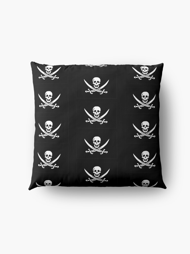 Alternate view of Pirate Flag - Calico Jack Floor Pillow