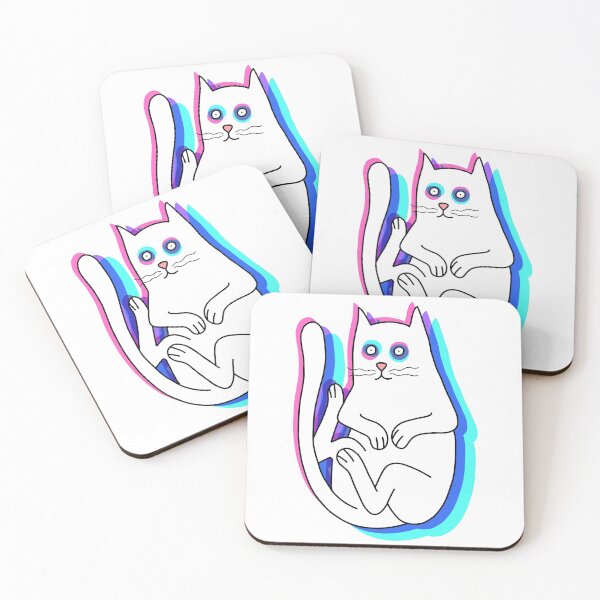 Item preview, Trippy cat designed and sold by brigach.