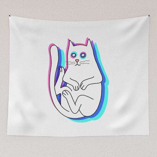 Item preview, Trippy cat designed and sold by brigach.