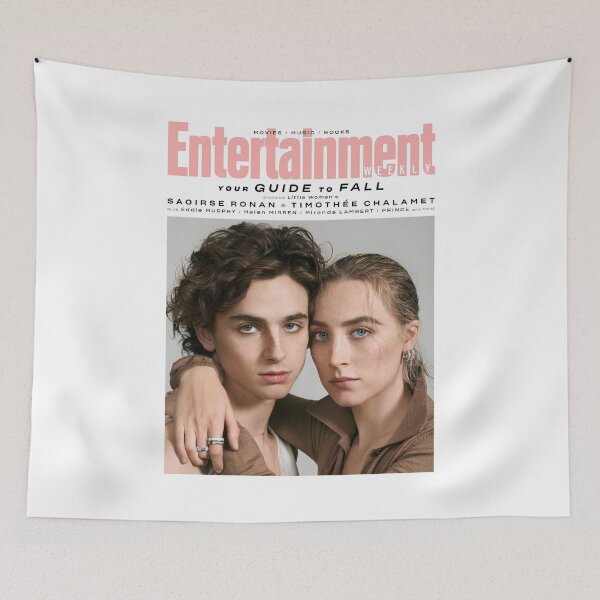 Item preview, Timothee Chalamet & Saoirse Ronan Entertainment cover designed and sold by cupidchu.