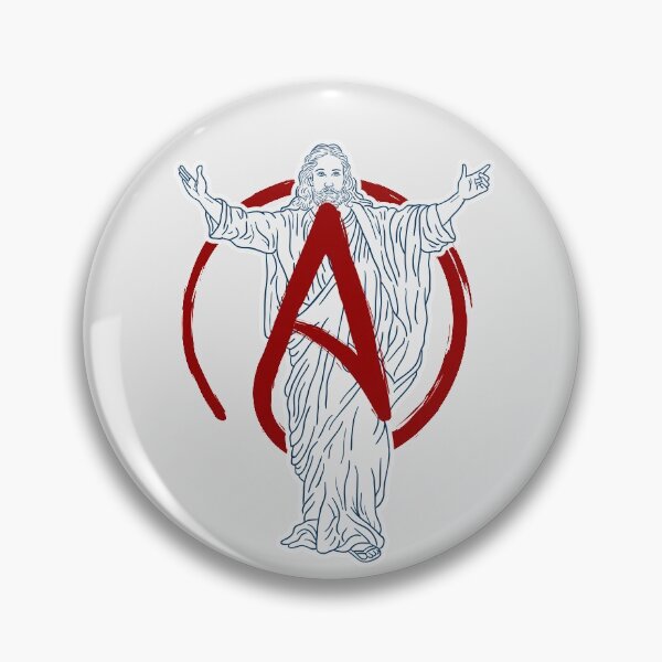 Item preview, Jesus Atheist Symbol Shirt designed and sold by Si Li.