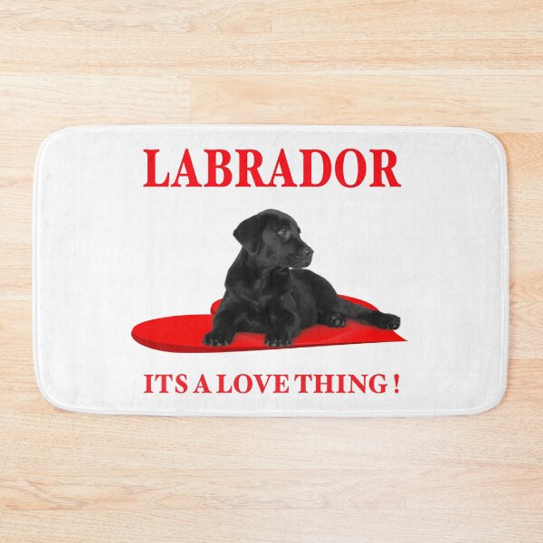 Artikelvorschau, Labrador ist eine Liebessache, schwarzer Laborhund entworfen und verkauft von luvvvvvit.