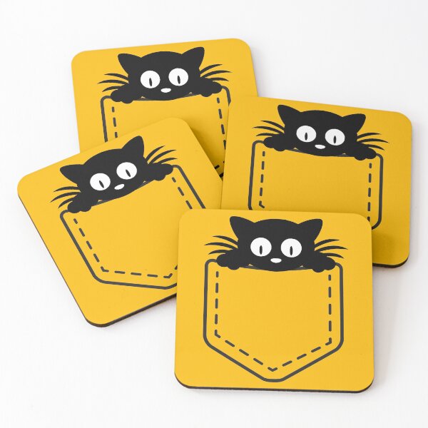 Item preview, Cat coming out of a pocket designed and sold by magenta-dream.