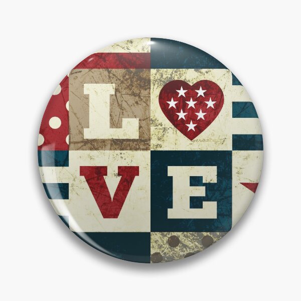 Artikelvorschau, Liebe Amerika Patchwork entworfen und verkauft von LisaMarieArt & Illustration.