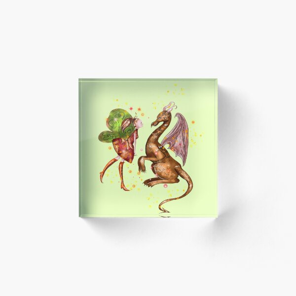 Desta The Dragon Fairy ™ Acrylic Block
