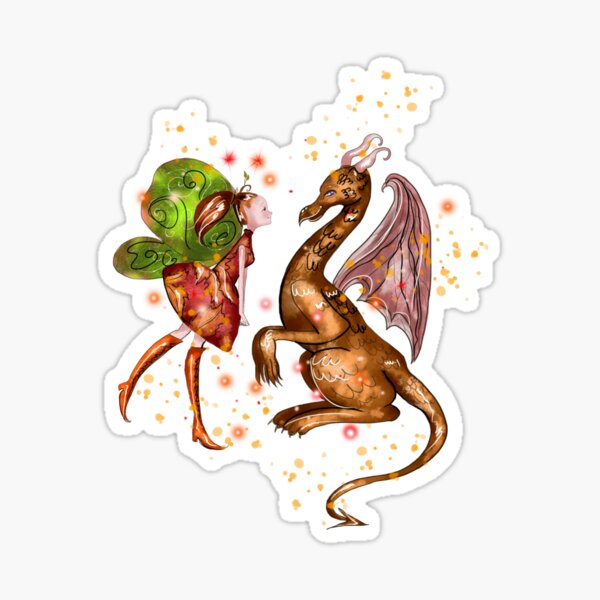 Desta The Dragon Fairy ™ Sticker
