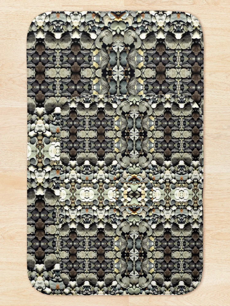 Thumbnail 5 of 6, Bath Mat, Rocks ROCK! designed and sold by mosastuff.