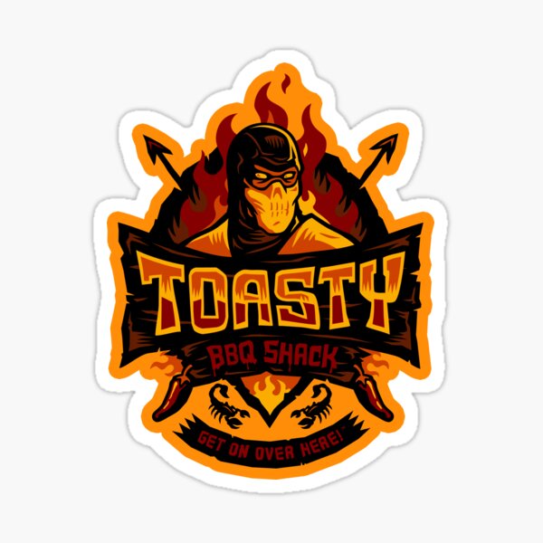 Toasty BBQ Shack - STICKER Sticker
