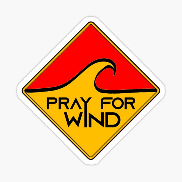 Pray for windsurf Sticker