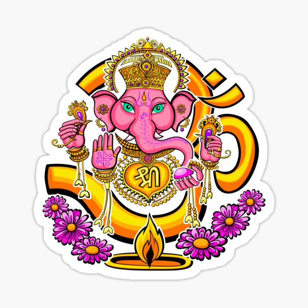 Ganesh sticker Sticker