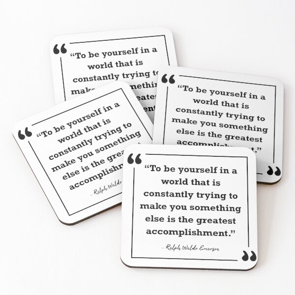 Item preview, Be Yourself Ralph Waldo Emerson Quote designed and sold by JackCurtis1991.