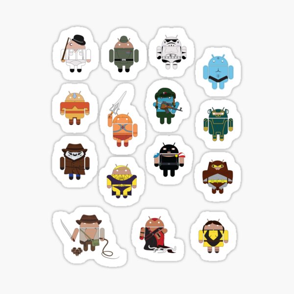 DroidArmy: Maclac Squadron (Mini Stickers) Sticker