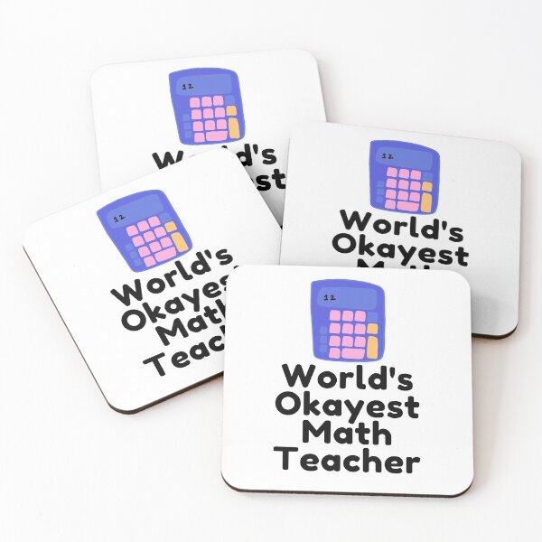 Item preview, World's Okayest Math Teacher designed and sold by hugsandoranges.