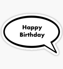 Happy Birthday! Sticker