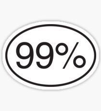 99% - Window Sticker Sticker