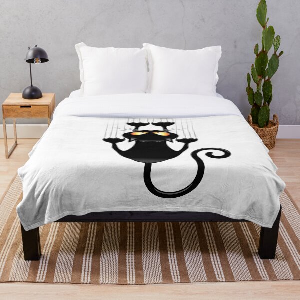 Item preview, Fun Cat Cartoon Scratching Wall designed and sold by BluedarkArt.