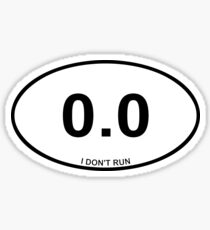 Non Runner Sticker