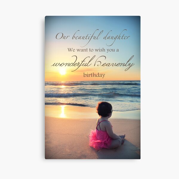 Item preview, Daughter's Heavenly Birthday designed and sold by CarlyMarie.