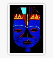 Blue Mask by Josh T-Shirt Sticker