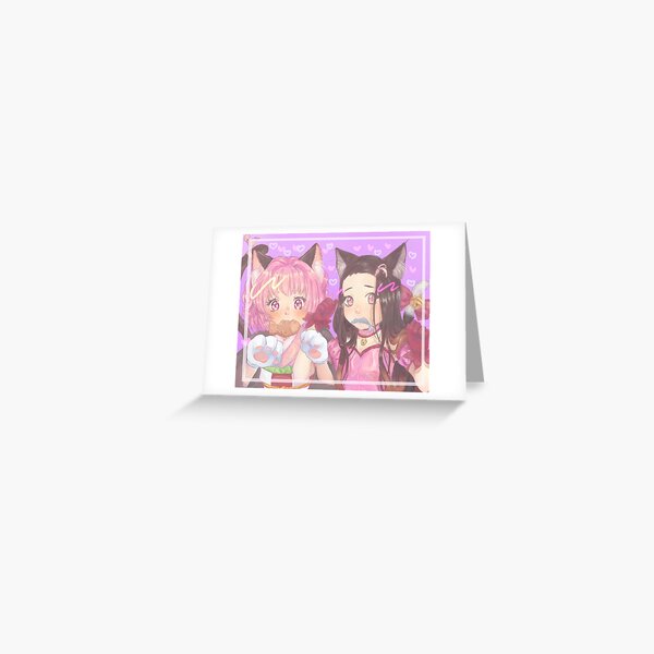 nekomimi Greeting Card