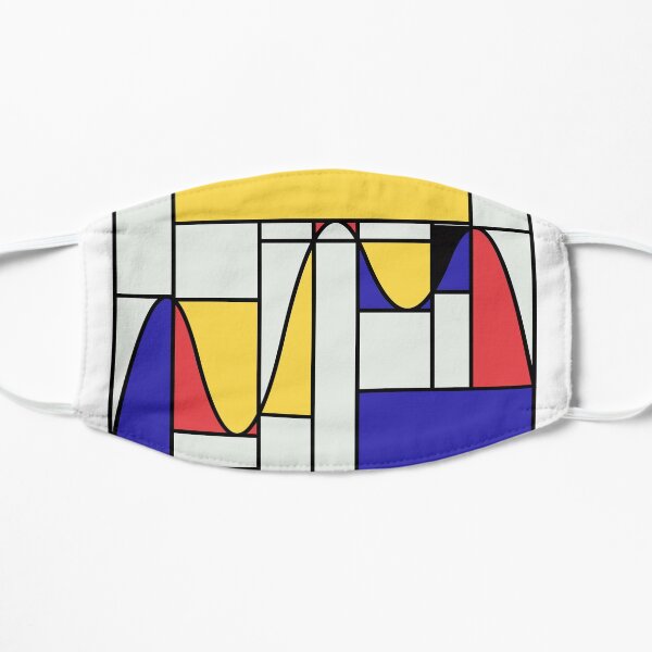 Riemondrian - Mathematical Art based on the work of Piet Mondrian Mask